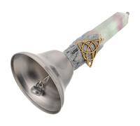 TOVINANNA Crystal Handbell Bedside Bell for Elderly at Home Small Alloy Hand Bell Crystal Stone Accent for Wedding Ceremony Office Desk for Door Protection
