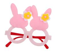TOVINANNA Cute Bunny Eyeglasses for Boy Girl and Adults Fun Decorative Frames for Easter Parties Photo Booth Props and Holiday Celebrations Comfortable Fit for All Ages