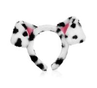 TOVINANNA Dalmatian Ear Pet Headband Fuzzy Animal Party Decorations Photo Booth Props Adult Costume