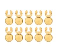 TOVINANNA Decorative Button Covers for Shirts Copper Crafting Sewing Accessories Round Design for Men and Women Suitable for Jeans Blouses and Formal Shirt Embellishments 10 Pieces