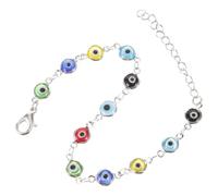 TOVINANNA Delicate Evil Eye Bracelet for Women Adjustable Metal Wrist Bracelet with Blue Beads, Easy to Match and Add Personal Touch, for New Year and Wedding Random Color