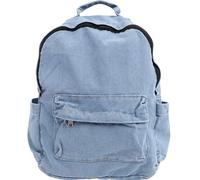 TOVINANNA Denim Satchel School Backpack Casual Retro Stylish Lightweight Comfortable Carry Large Capacity for Students Girls School Wandering with Friends 29X11X37Cm