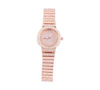TOVINANNA Diamond Ladies Watch Quartz Movement and Alloy Bracelet for Fashion-Conscious Women and Girls Featuring Small Dial Design for Elegance