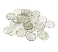 TOVINANNA Discbound Discs 30Pcs 35Mm Small Plastic Binding Discs with Mushroom Holes for Project Planner Notebook Loose-Leaf Binding Accessories
