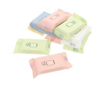 TOVINANNA Disposable Skin-friendly Woven Fabric Compressed Face Washing Towels 10pcs Soft Comfortable Portable Mini Travel Guest Towel for Outdoor Use