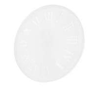 TOVINANNA DIY Silicone Clock Mold for Resin Casting Flexible Non-Stick Craft Mould with Roman Numerals Silicone for Handmade Timepiece Decor and Family Art Projects