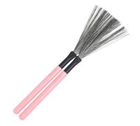 TOVINANNA Drum Brush with Wooden Maple Handle and High-carbon Steel Wire, Portable Drum Wire Brush for Percussion Instrument, Suitable for Drummer Players and Boys and Girls, Excellent