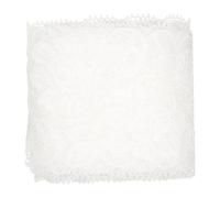 TOVINANNA Elastic Lace Trim White Nylon Yarn Clothing Accessory for DIY Garment Decoration, Suitable for Adding onto Skirts and Shopping Mall Crafts