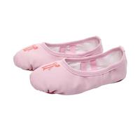 TOVINANNA Elastic Sole Ballet Shoes for Pink Breathable Ballet Slippers with Anti-Slip Design Lightweight Dance Flats for Yoga Modern and Folk Dance