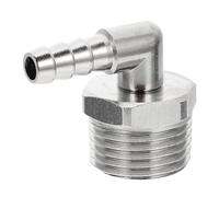TOVINANNA Elbow Quick Connect Air Hose Coupler Nickel Plated Air Fitting for Pneumatic Piping Gas Oil Fuel Tools with Tight Thread Seal