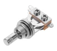 TOVINANNA Electric Guitar 3 Way Toggle Selector Switch with Metal Cylindrical Tip, Smooth Operation Pickup Control for Rhythm and Lead Playing, Silver