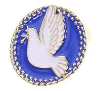 TOVINANNA Elegant Peace Dove Lapel Pin United Nations Brooch Alloy Badge for Clothing Backpacks Jackets Meaningful with Enduring Quality and Unique Craftsmanship