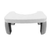TOVINANNA Ergonomic Toilet Step Stool for Adults Non-Slip Bathroom Footrest Thickened PP Material for Natural Squatting Posture Enhancing Comfort and Bowel Movement Efficiency