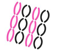 TOVINANNA Eyelash Curler Adhesive Pad Silicone Refills Pink Replacement Lash Curler Pads for Tool