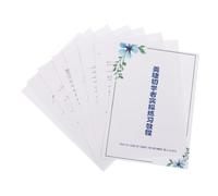 TOVINANNA Eyelash Extension Practice Kit Lash Mapping Guide Training Chart Beginner-friendly Exercise Book