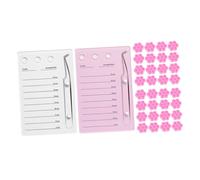 TOVINANNA Eyelash Extension Tool with Precision Scale Lash Extension Board and Magnetic Tweezer Holder Acrylic Lash Tile Stand for Salon and Home Use for Beginners