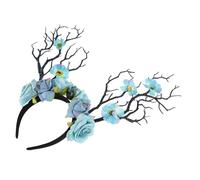 TOVINANNA Flower Headband Kit Artificial Stems for Masquerade and Photo Props Floral Decoration for Parties and Costumes Design