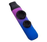TOVINANNA Gradient Color Dual Kazoo Flute for and Adults, Mini Portable Musical Instrument with High-Low Tone Control, Skin-Feel Blue-Purple, Music for and Beginners