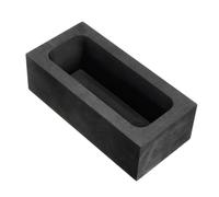 TOVINANNA Graphite Ingot Mold Black Metal Casting Crucible for Melting Gold Silver Non-Ferrous Metals with Thermal Stability and Corrosion Resistance Outer Inner
