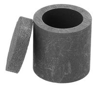 TOVINANNA Graphite Melting Crucible for Scientific Experiments and Refining and High Purity with Cover Practical Smelting Tool with Good Heat Conduction for Metals and Gold