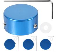 TOVINANNA Guitar Effects Footswitch Toppers Metal Foot Nail Caps Protection Set, Easy Installation, Not Easy to Break or Bend