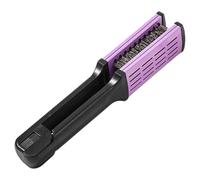TOVINANNA Hair Straightening Brush V-shaped Boar Bristle Comb Double-sided Styling Tool Portable Hair Straightener Comb for Women Home and Travel Use