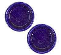 TOVINANNA Hamster Feeding Bowls Ceramic 2Pcs, Non-Slip Wear-Resistant Small Pet Food Containers for Chinchillas, Rabbits, Hedgehogs, for Home Feeding