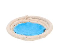 TOVINANNA Hand-made Woven Bird Nest with Cotton Rope and Rough Surface Mat for Easy Access for Parrot Breeding and Outdoor Bird Sleeping for Nature Enthusiasts and Lovers