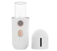 TOVINANNA Handheld Mini Facial Steamer Atomized Water Molecules Abs Material with 12ml Capacity for Hydrating and Cooling Skin, Portable Beauty Device for Travel and Daily Skincare