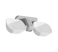 TOVINANNA Hanging Cat Bowl Dog Hanging Eating Bowl Wall-mounted Design Plastic Pet Feeder White Suitable for Cats and Small Animals Feeding