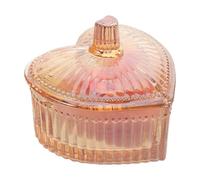 TOVINANNA Heart-shaped Powder Puff Soft Material for Dusting for Precise Application Reusable Case for Makeup Storage and Travel Use