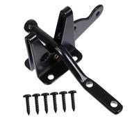 TOVINANNA Heavy Duty Gate Latch Gravity Locking Automatic Gate Closer for Wooden and Metal Outdoor Fences Steel with Easy Installation Self-Closing Fence Lock for Garden and Side Doors