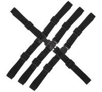 TOVINANNA Heavy Duty Tie down Straps Multi-purpose Sturdy Cloth and Lashing Straps 4pcs with Quick Release Buckle for Bag and Cargo Suitable for Cycling and Daily Life