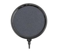 TOVINANNA High Temperature Sintered Black Air Stone Disc for Aquarium Fish Tank Oxygenation, Made of Sturdy Sand and Gravel, Repeatedly Cleaned for Fresh Air Bubbles, for Betta Aquarium