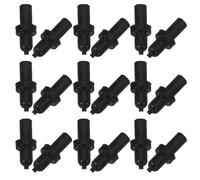 TOVINANNA Inflatable Pump Adapter Nozzles with Wide Compatibility and Simple Application 10pcs Black Rubber Air Pump Inflator Nozzle for Basketball and Pool for Gym Use and Fields