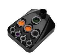 TOVINANNA Ink Cup Holder Stand for Tattoo Eyebrow and Lip Art Black Pigment Storage Tray for Professional Use Durable Material Portable Pen Organizer