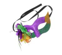 TOVINANNA Irish Decorative Eye Mask for Patrick Day Lightweight Comfortable Festival Mask for Carnival Graduation Years Eve Music Parties Unique Floral Design