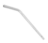 TOVINANNA Iron Drum Cowbell Holder Mount Clamp with Extension Rod Compatible with Drum Set Silver Metal Cowbell Bracket Not Easy to Break or Damage Connects Securely