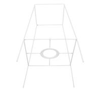 TOVINANNA Iron Lampshade Frame and Time Stability with E27 Holder Bracket and Wire Light Cover Guard Universal Compatibility for Table and Pendant Lamps for Reading Corners