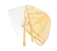 TOVINANNA Lace T-shape Wig Cap for Women Adjustable Elastic Mesh Invisible Stocking Wig Liner Beige for Comfortable Wear