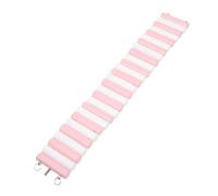 TOVINANNA Ladder Encourages Pet Exercises and Develops Balance and Coordination Toy Hanging Hamster Purple Made of Wood and Stainless Steel for Desktop Decoration Chinchilla and Hamster