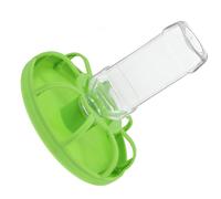 TOVINANNA Large Capacity Plastic Chick Feeder for Chicken and Quail with Waste-reducing Design and Easy to Use Features, for Home Quail Raising and Farms