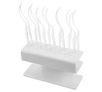 TOVINANNA Lashes Display Stand Holder Set with 1 White Base and 12 Try-On Sticks, Eyelash Organizer for Salon and Personal Use, Eyelash Application and Fitting Accessories