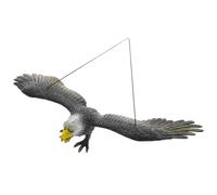 TOVINANNA Lifelike Eagle Shaped Pvc Decorative Statue with Hanging String