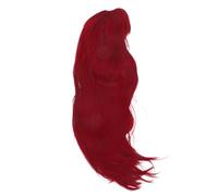 TOVINANNA Long Straight Wine Red Synthetic Wig for Women Fade-resistant Realistic Costume Hairpiece Versatile Styling for Cosplay Halloween Party Full Head Coverage