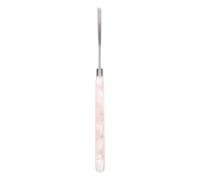 TOVINANNA Makeup Spatula Liquid Spatula Acrylic and Stainless Steel Pink, Easy to Use Multifunctional Mixing Tool for Makeup Artists and Beginners, Home Use
