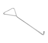 TOVINANNA Manhole Cover Lifting Hook 8mm Galvanized Steel 0.4m Sturdy Drain Key Hook for Garden Garage and Outdoor Use