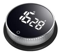 TOVINANNA Mechanical Kitchen Timer Rotary Workout Timer for Gym and Study Visual Countdown Clock for Time Management and Learning