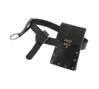 TOVINANNA Medieval Renaissance Waist Pouch Belt Bag for Cosplay Steampunk Style Durable PU Holds Phone Essentials Comfortable Fit for Men Women