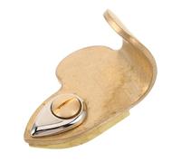 TOVINANNA Metal Thumb Hook Rest for Saxophone Polished Brass Replacement for Soprano Alto Tenor Holder for Comfortable Grip and Accurate Fingering